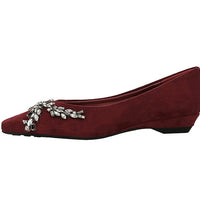 New Spring Crystal Women Mary Jane Shoes Fashion Shallow Slip on Elegant Party Dress Low Heel Shoes