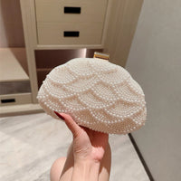 Elegant Pearl Dinner Bag with Dress Evening Bag Formal Party Bag Prom Bag Clutch Bag Chain Bag