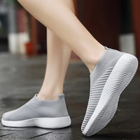 Women Shoes Breathable Flats Elastic Flat Shoes For Women Sneakers Spring Summer Footwear Lightweight Sports Shoes