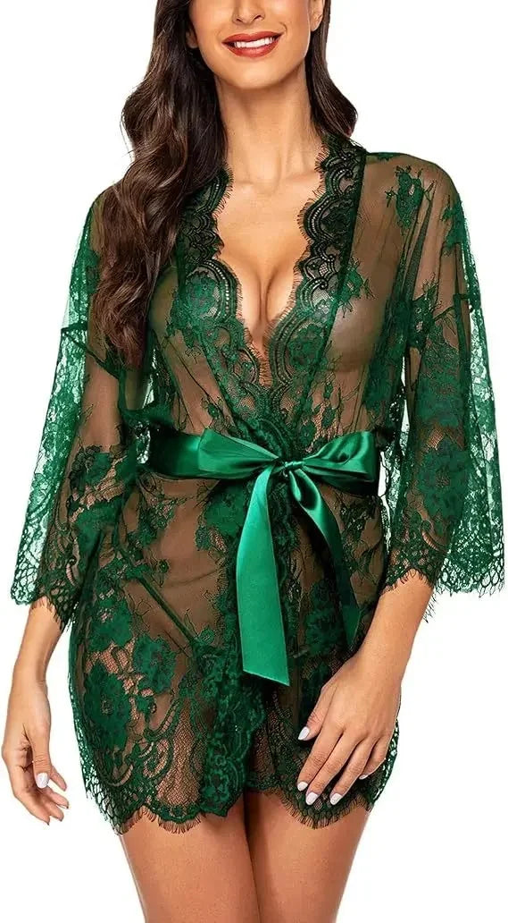 Women's Lingerie Sexy Lace Sleepwear Temptation  Flirty Intimate Apparel Home Comfort Wear
