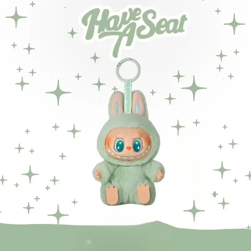 Labubu Spot Pop Mart Gift Rabb Vinyl Doll Keychain Blind Box Toys for Kids Birthday for Girlfriend Valentine Gift