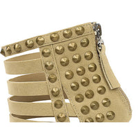 Rivet Roman Shoes, Retro Super High Heel Women's Shoes