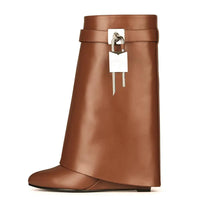 High Heel Zipper Short Boots Women round Head Ultra Thin Rubber Outsole Fashionable Solid Color Uppers - Natalia Home Fashion