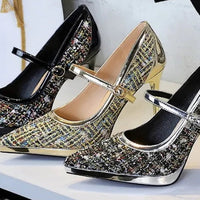French Style Pointed Sexy High Heels for Women Thin Heels and Shallow Mouth Single Shoes