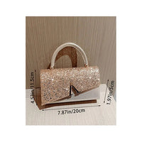 Sequin Evening Bag Women Elegant Fashion Banquet Clutch Chain Shoulder Bags Luxury Purse Female Wedding Party Handbags