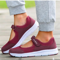 Fashion Women's Sneaker Comfortable Ladies Shoes Mesh Fabric Sneaker Women Platform Tennis Casual Sneaker Woman