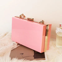 Acrylic Transparent Women Clutch Bag Chain Luxury Brand Women Evening Bags Handbag Chain Shoulder Bag