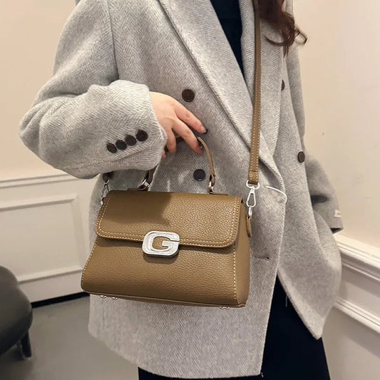 Women's Premium Minimalist Tote Bag - Stylish Shoulder/Crossbody Bag, Classic Large Capacity for Commuting - Natalia Home Fashion
