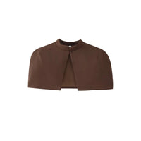 Fashionable French Style Two-Piece Set with off shoulder Top And Elegant Cape Lady Top Summer Casual Outfit for Young Women