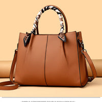 Genuine Leather Women Shoulder Crossbody Bag Large Capacity Soft Cowhide Handbag Ladies Tote Sac