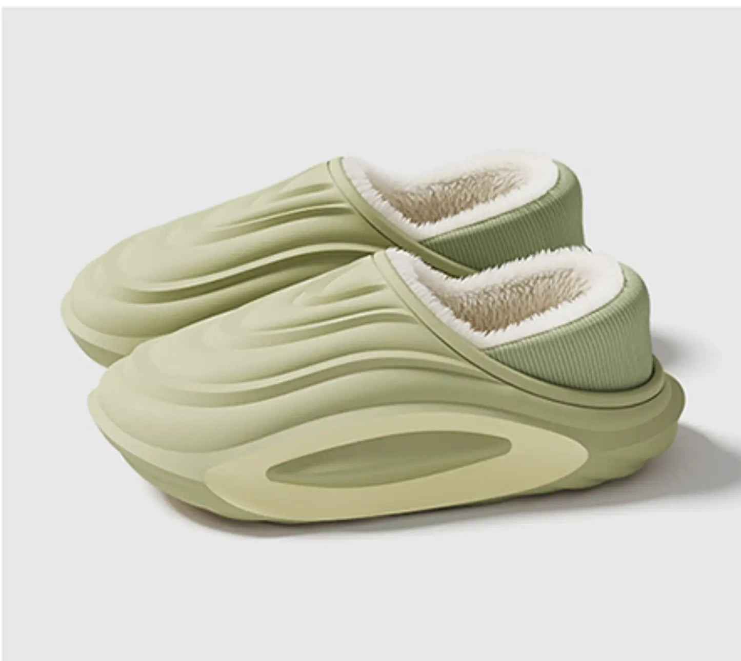 Shoes Ladies' Slippers Winter Footwear Platform Massage Flat Slides Cover Heel Shoes Winter Woman Slipper Platform Slides - Natalia Home Fashion