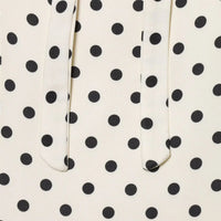 Polka Dot Mini Dresses For Women Casual Short Sleeve Lace Up Collar Dress Sexy Lady Club Party Woman Evening Dress
