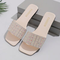 Fashion Casual Versatile Flat Slippers Beach Low Heel Trendy Women Sandals Fashion Women Shoes Slides Women Natalia Home Fashion    Natalia Home Fashion