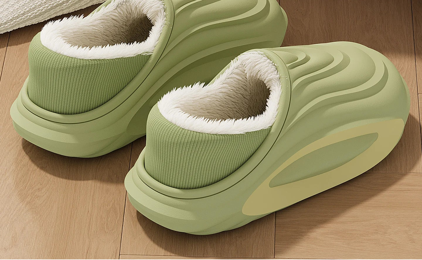 Shoes Ladies' Slippers Winter Footwear Platform Massage Flat Slides Cover Heel Shoes Winter Woman Slipper Platform Slides - Natalia Home Fashion