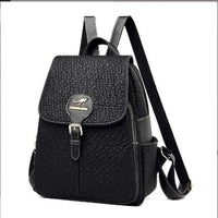 Women's Fashion Luxury Designer Leather Backpacks Large Capacity Zipper Shoulder Bags Female School Bag Travel Bag pack