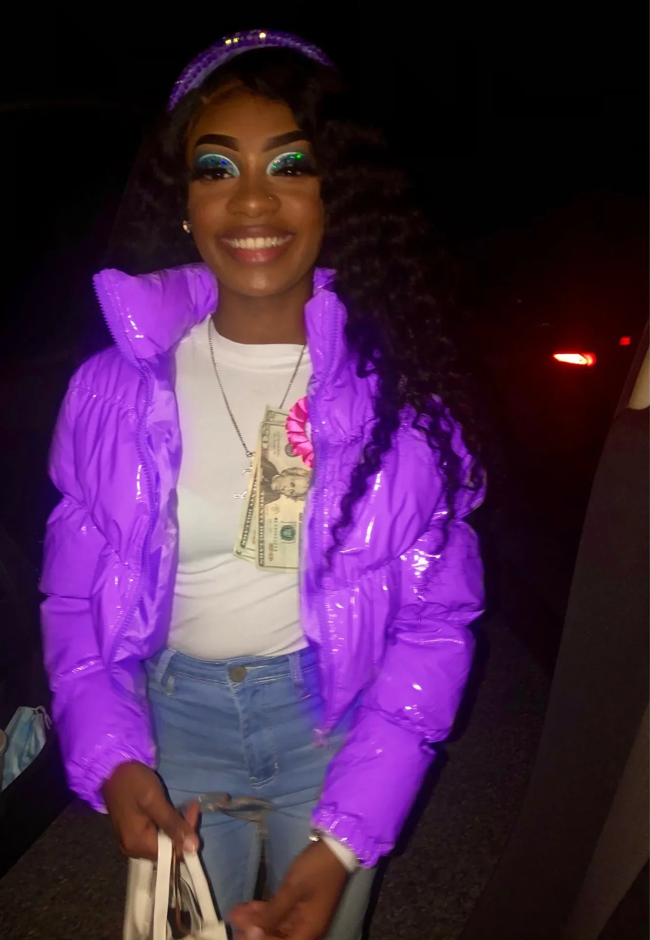 Winter Jacket Women Oversized Puffy Shiny Bubble Coat Solid Cotton Padded Coat Warm Waterproof Parka Female Outerwear - Natalia Home Fashion