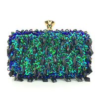 Women's Evening Bags Fashion Luxury Sequin Beaded Banquet Handbags Clutches Ladies Chain Small Shoulder Bag Purses