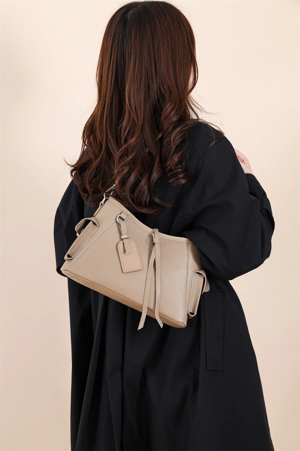 Soft Genuine Leather Crossbody Bag Women Fashion Shoulder Bag Large Capacity Handbag and Purse Ladies Cow hide Messenger Bag