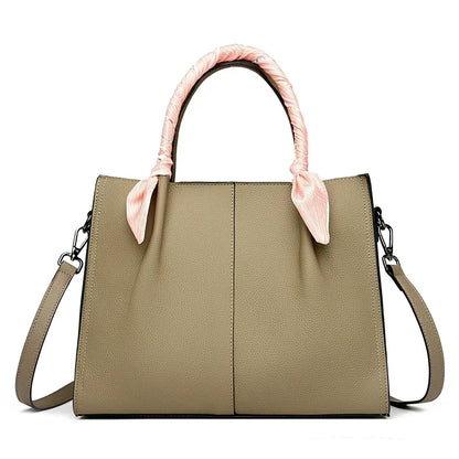 Genuine Leather Women Shoulder Crossbody Bag Large Capacity Soft Cowhide Handbag Ladies Tote Sac - Natalia Home Fashion