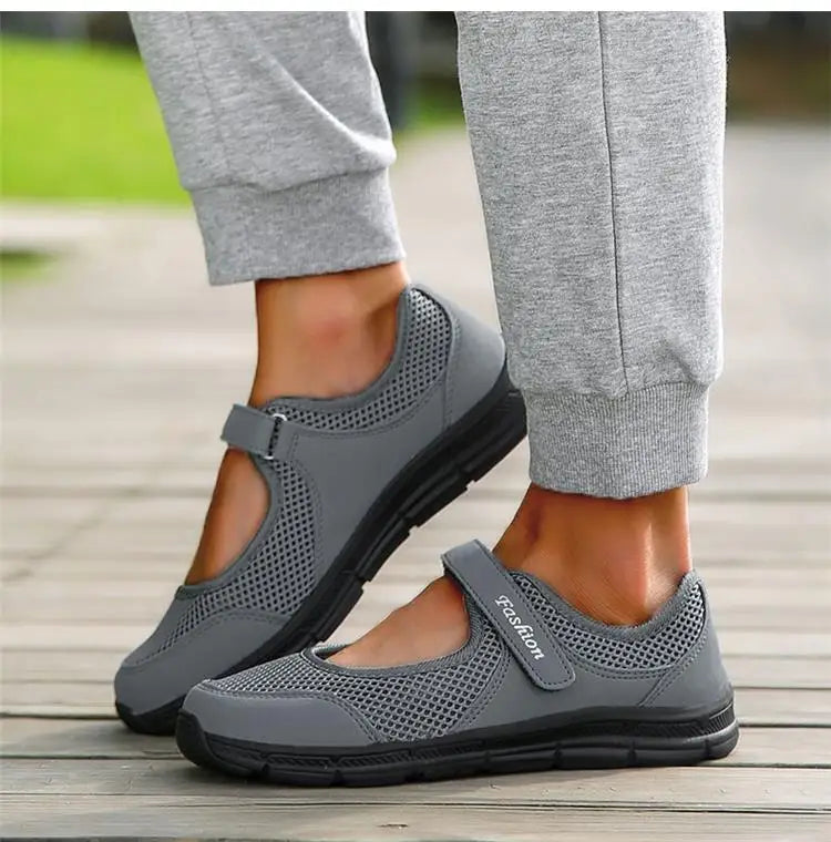 Fashion Women's Sneaker Comfortable Ladies Shoes Mesh Fabric Sneaker Women Platform Tennis Casual Sneaker Woman
