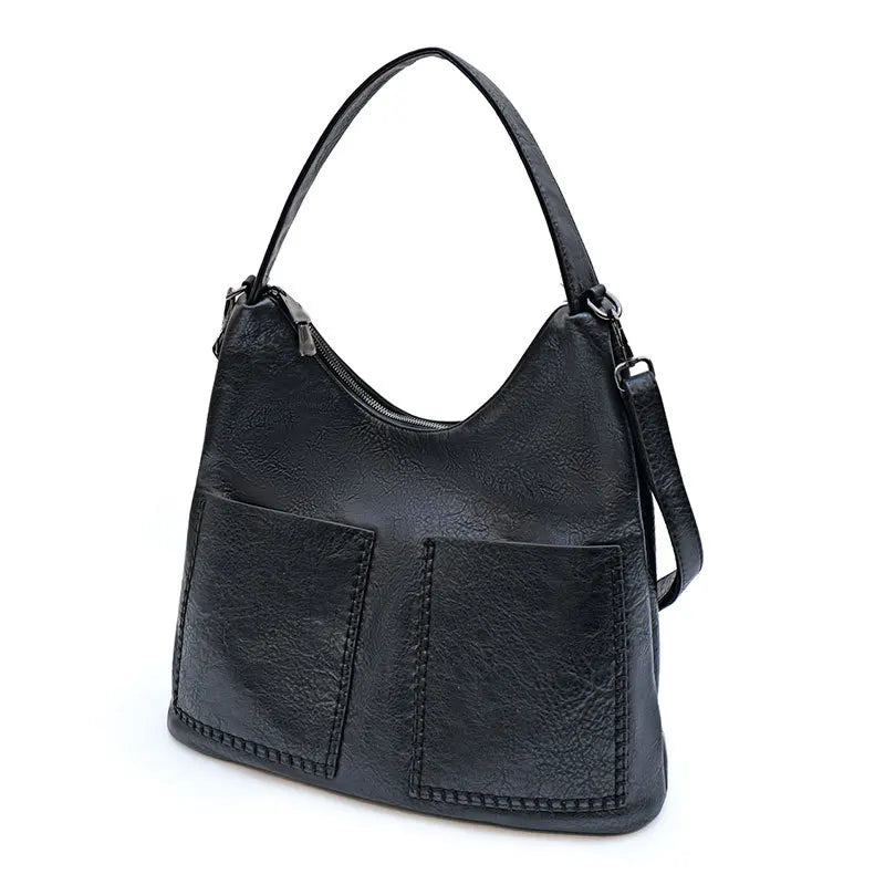 Luxury Designer Women's Leather Crossbody Bag Elegant Shoulder Handbag for Ladies Classic Stylish Tote Messenger Purse