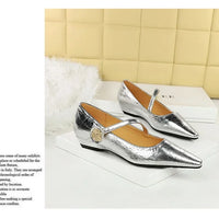 Spring Women's Shoes Classic Style Fashion Pointed Toe Daily Commuter Women's Mary Jane Party Ladies Shoes