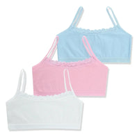 Young Girls Lace Puberty Teenage Soft Cotton Underwear Training Bra Crop Top 8-14years lace bra
