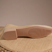 Shoes for Women Retro Ladies Flats Slip on Shoes Loafers Square Toe Shallow Mouth Women Casual Footwear Lightweight