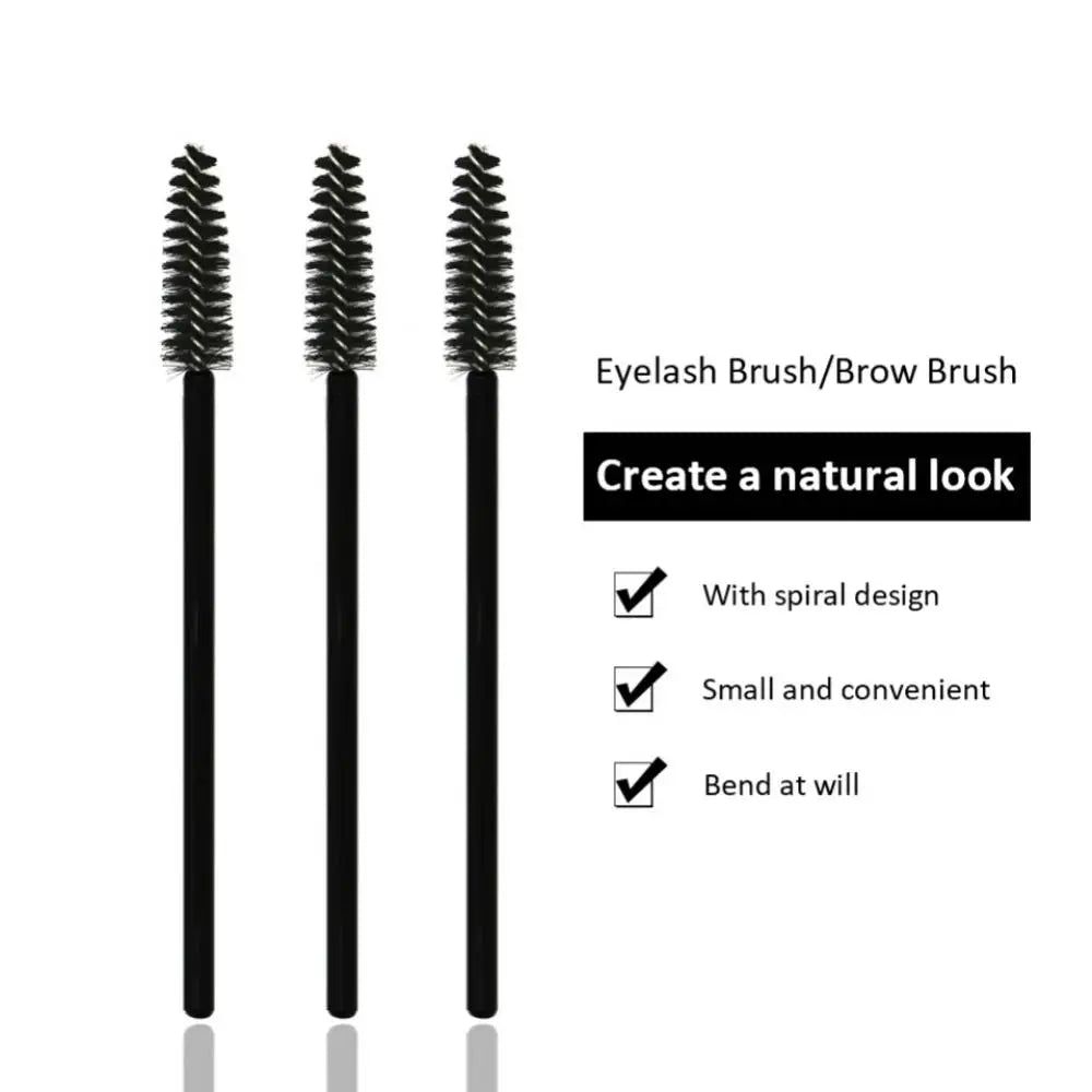 Eyelash Brushes Spiral Eyelash Curl Eyebrow Brush Disposable Mascara Wands Applicator Eye lashes Cosmetic Brush