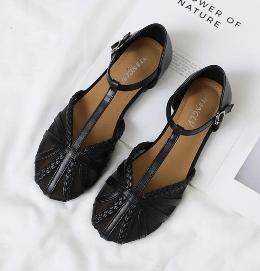 Designer Roman Flats Sandals Women Summer New Gladiator Low Heel Women Sandals
