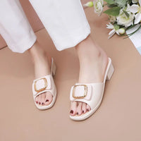 Women's Versatile Sandals - Fashion Thick Sole Flip Flops, Non-Slip Durable Outdoor Slides for Beach/Street Wear - Natalia Home Fashion