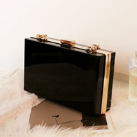 Acrylic Transparent Women Clutch Bag Chain Luxury Brand Women Evening Bags Handbag Chain Shoulder Bag