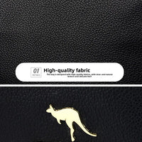 Soft Leather Dual-Shoulder Bag Student Backpack Travel Versatile Women's Bag