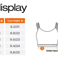 Seamless Reversible Padded Yoga Sports Bra Quick Dry and Breathable Fitness Top Free Size for Plus Size Adults Line Pattern My Store