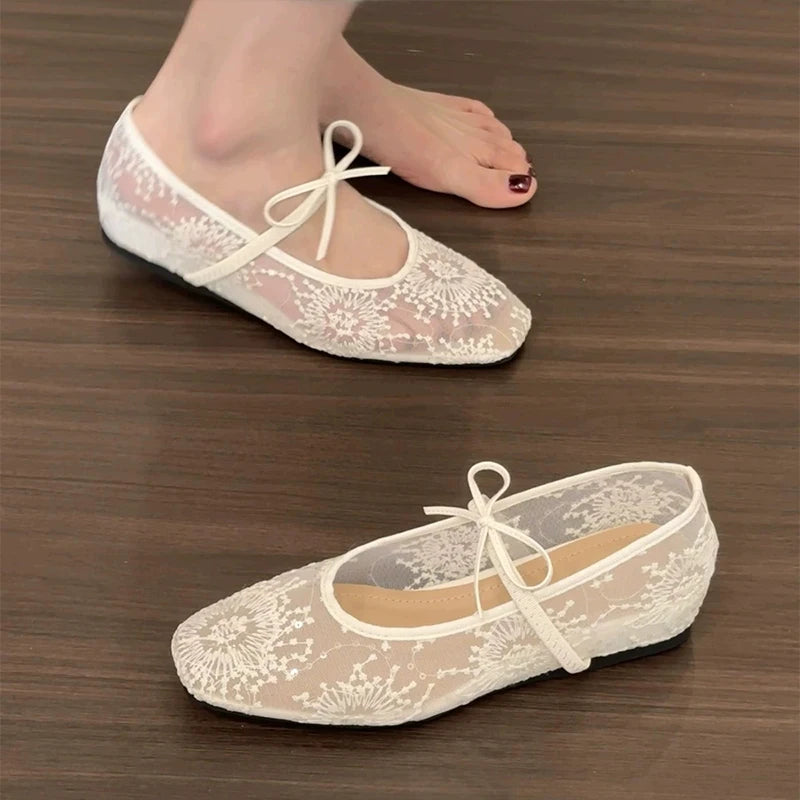Women's Shoes Platform Ballet Flats Female Footwear  Ballerinas Comfortable Dress Mary Janes