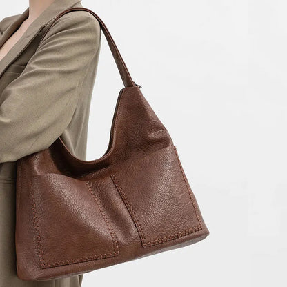 Luxury Designer Women's Leather Crossbody Bag Elegant Shoulder Handbag for Ladies Classic Stylish Tote Messenger Purse