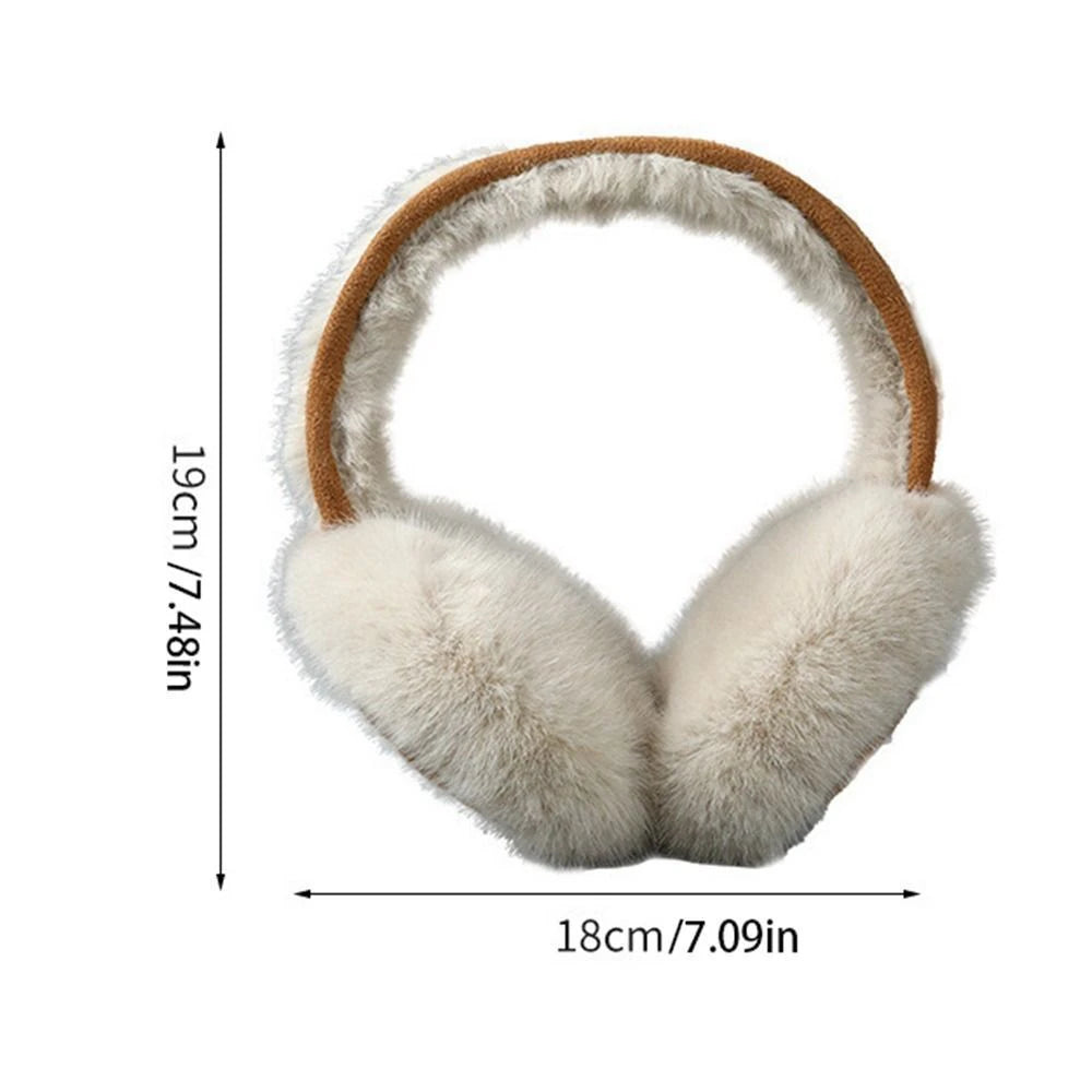 Fashion Plush Earmuffs Portable Foldable Ear Warmer High-quality Winter Warm Earflap Cold Protection Soft Outdoor Ear Cover - Natalia Home Fashion