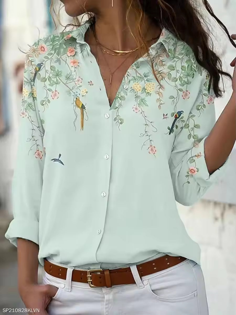 Elegant Fashion Women Shirt Loose Long Sleeve Shirt Women Casual Women Tops.