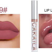 10pcs/set Nude Lip Gloss Matte Velvet Lipstick Waterproof Long-lasting  Liquid Lipstick Women Moist Lip Tint