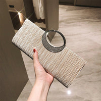 Original Design New High Quality Stylish Clutch Bag Sac A Mains Femme with Diamond Set Trend Party Handbags for Women Hot Sale Natalia Home Fashion    Natalia Home Fashion
