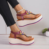 Women Sandal Fashion Shoes for Women Open Toe Wedges Sandals Women Luxury Designer Platform Sandals - Natalia Home Fashion
