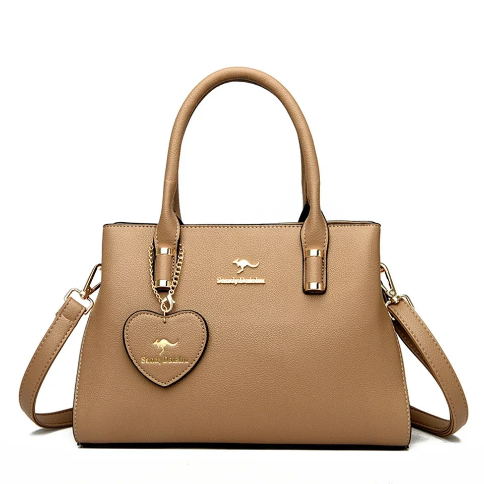 Soft Leather Luxury Handbags Women Bags Designer Shoulder Crossbody Bags for Women Casual Ladies Travel Bag Female Messenger Bag