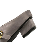 European Style Light-Mouthed Half-Slippers Women Wearing Thick Heels And Square-Toe Mary Jane Shoes One-Strap