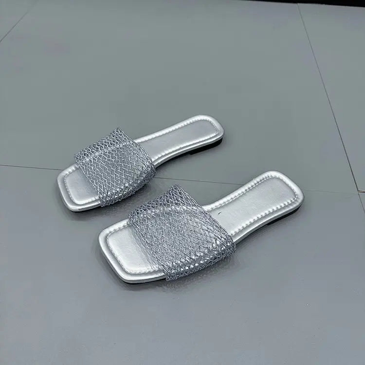 Women's Flat Sandals Lightweight Comfortable Casual Shoes Outdoor Vacation Beach Shoes