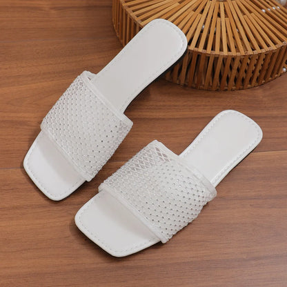 Women's Flat Sandals Lightweight Comfortable Casual Shoes Outdoor Vacation Beach Shoes