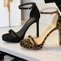 Super High Heels Nightclub Women's Shoes Open-toed Women's Sandals