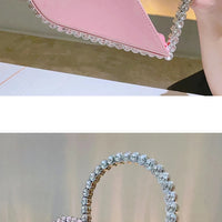 Mini Heart Shape Evening Bag Trendy Party Clutch Purse Women's Elegant Handbags For Party Prom