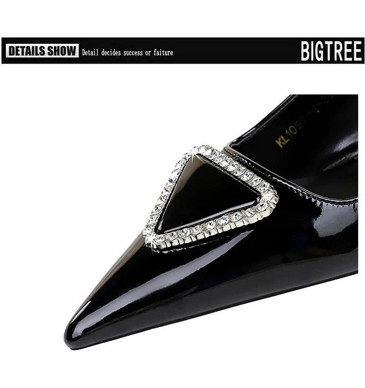 Spring Candy Fashion Pointed Toe Women Pumps Sling back Wedges High Heels Party Prom Mules Shoes