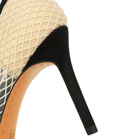 Mesh lace Women Pumps bowknot High Heels 9.5 cm Stiletto Sexy party shoes Luxury banquet shoes Ladies Pumps