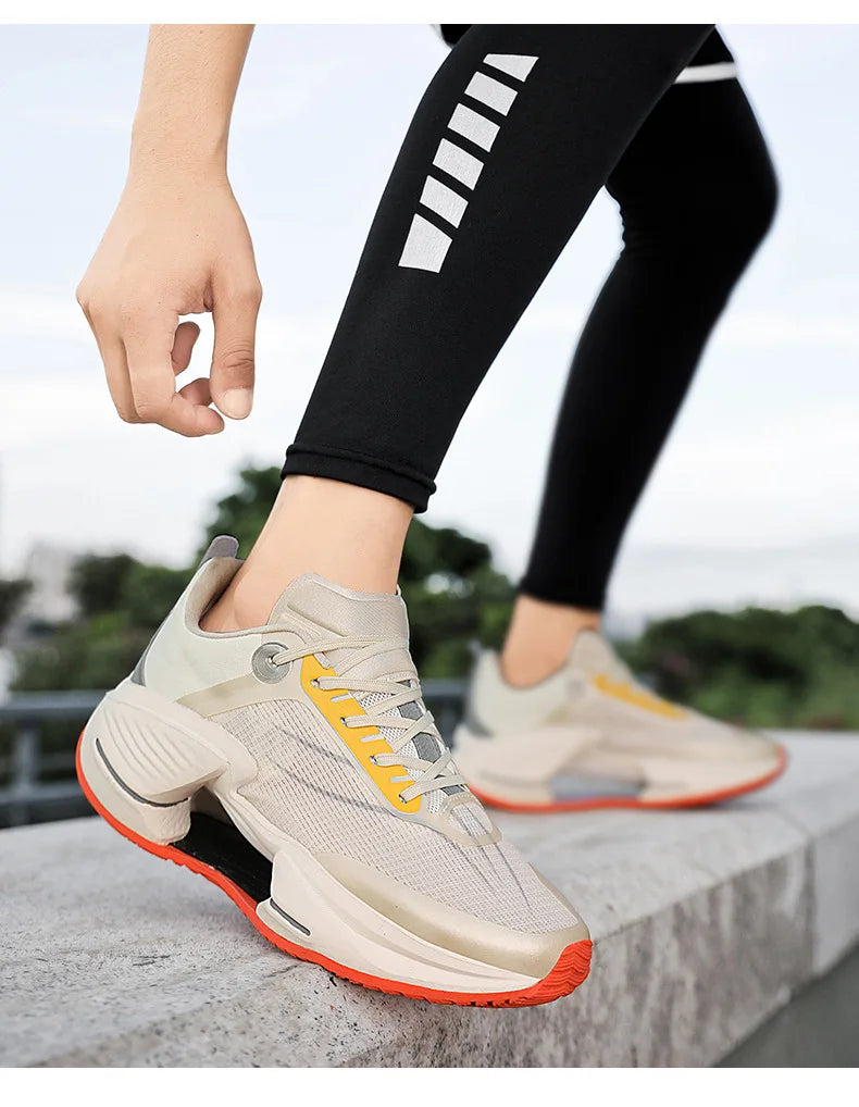 High-Quality Carbon Plate Running Shoes for women Breathable Lightweight Shock Absorption Sports Sneakers